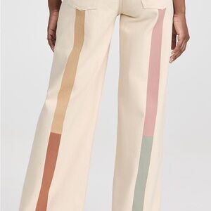 Still Here Rainbow Walker Jeans In Bone